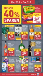 Gazetka promocyjna Aldi Nord - Von Montag - Gazetka - ważna od 31.01 do 31.01.2026 - strona 9 - produkty: ACC, alleinfuttermittel, aperitif, aperol, ariel, beutel, Blüte, Cap, captain morgan, felix, flasche, frucht, gelee, gin, krombache, krombacher, lenor, lenor weichspüler, limo, Paula, paulaner, Pods, pril, rotwein, Spezi, tempranillo, Ti, underberg, waschmittel, weichspüler, wein, Weißwein, ZTE, zucker