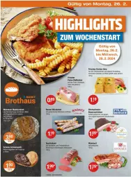 Gazetka promocyjna Vmarkt - Prospekte - Gazetka - ważna od 28.02 do 28.02.2024 - strona 18 - produkty: auer, Bau, Bauer, Bauernschinken, blätterteig, blätterteiggebäck, braten, brot, eis, fleisch, gewürz, gin, Käse, korn, Kornbrot, mac, malz, mehl, merl, natur, pute, rollbraten, salami, schinken, schwein, schweine, Sport, tee, truthahn, wein, weine, würstchen