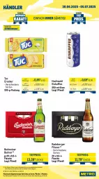 Gazetka promocyjna Metro - Wochen-Angebote Händler - Gazetka - ważna od 05.07 do 05.07.2025 - strona 5 - produkty: Berger, budweiser, cracker, eis, eiskaffee, flasche, getränk, getränke, hochwald, kaffee, Palette, pils, pilsner, radeberger, radeberger pilsner, reis, Ti, tiefpreis, tuc