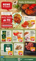 Gazetka promocyjna Rewe - REWE Ihr Kaufpark - Gazetka - ważna od 23.04 do 23.04.2022 - strona 1 - produkty: aktionspreis, angebot, angebote, aufstrich, bitburger, braten, braun, brot, brotaufstrich, buch, burger, champignon, champignons, eier, eiersalat, eis, elle, erde, fleisch, fleischsalat, Frit-Sticks, funny-frisch, grill, hackfleisch, Heu, Holz, minutensteaks, paprika, Popp, reis, rind, rindfleisch, rum, salat, Schal, Schale, schinken, schwein, schweine, schweinerücken, steak, steaks, Ti, tuc, uhr, wein, weine