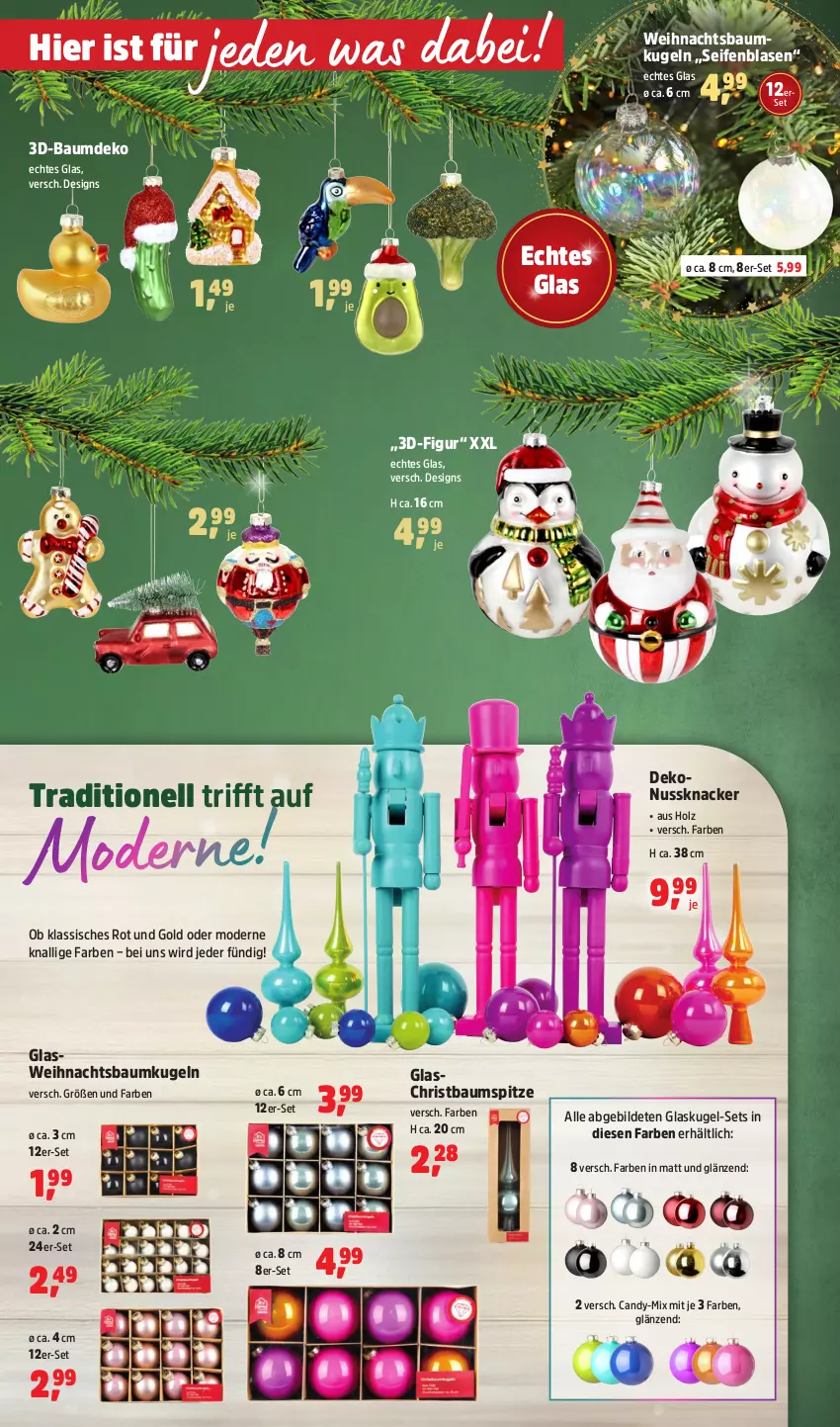 Aktueller Prospekt Thomas Philipps - von 11.11 bis 23.11.2024 - strona 7 - produkty: Bau, Baumkugel, Baumspitze, Glaskugel, Holz, knacker, Kugel, Mode, nuss, Nussknacker, Seife, Ti, Weihnachtsbaum