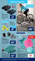 Gazetka promocyjna AldiSud - ALDI Aktuell - Gazetka - ważna od 22.01 do 22.01.2022 - strona 23 - produkty: alle artikel ohne dekoration, asti, ball, Bau, dekoration, eis, elle, Fahrrad, gin, Hylo, Kinder, pantolette, pantoletten, reifen, Ria, ring, Sport, Ti, tisch, ZTE
