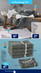 Gazetka promocyjna AldiSud - ALDI Aktuell - Gazetka - ważna od 22.01 do 22.01.2022 - strona 28 - produkty: aldi, Bad, badteppich, Bau, baumwolle, duschtuch, Gästetücher, handschuhe, handtuch, handtücher, schuhe, teppich, tuc, tücher, waschhandschuh, wolle