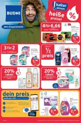 Gazetka promocyjna Budni - Prospekte - Gazetka - ważna od 28.01 do 28.01.2023 - strona 1 - produkty: angebot, angebote, bio, Brufen, duschdas, dusche, duschgel, eis, hakle, jumbo, kaffee, lavera, limo, papier, pflegedusche, reis, senseo, spee, Ti, tuc, waschmittel, wc frisch, windeln