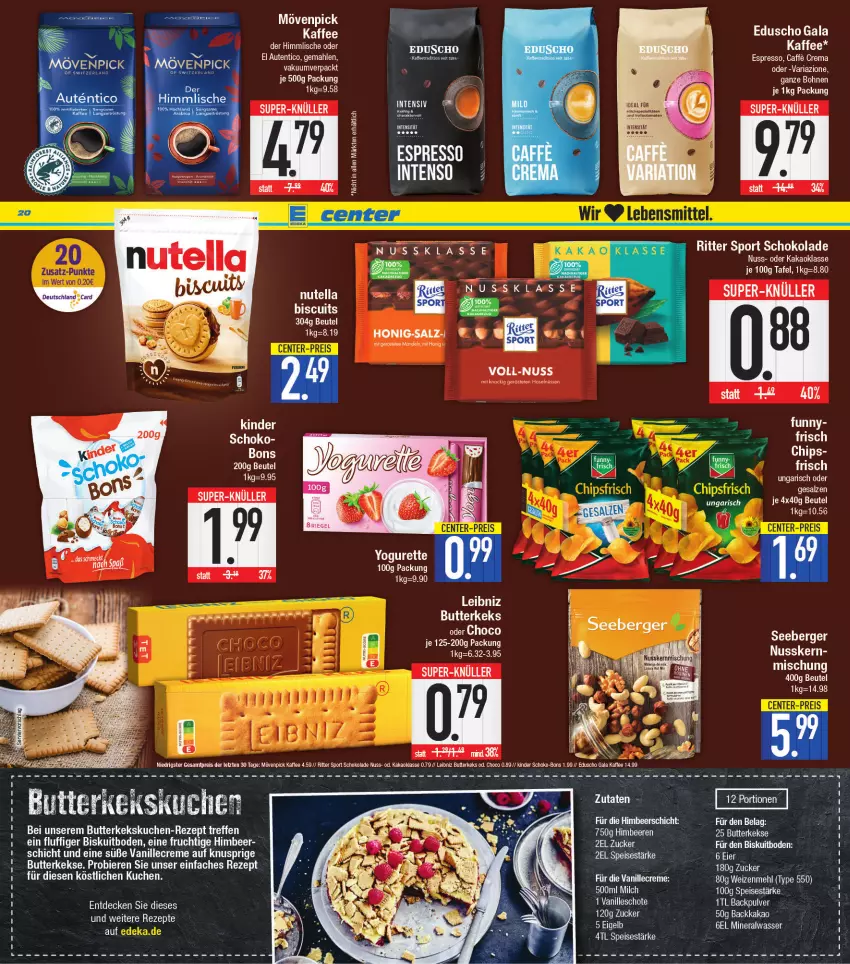 Aktueller Prospekt E Center - Angebote der Woche - von 02.01 bis 07.01.2023 - strona 20 - produkty: butter, butterkeks, kakao, keks, kuchen, Ti, Yo