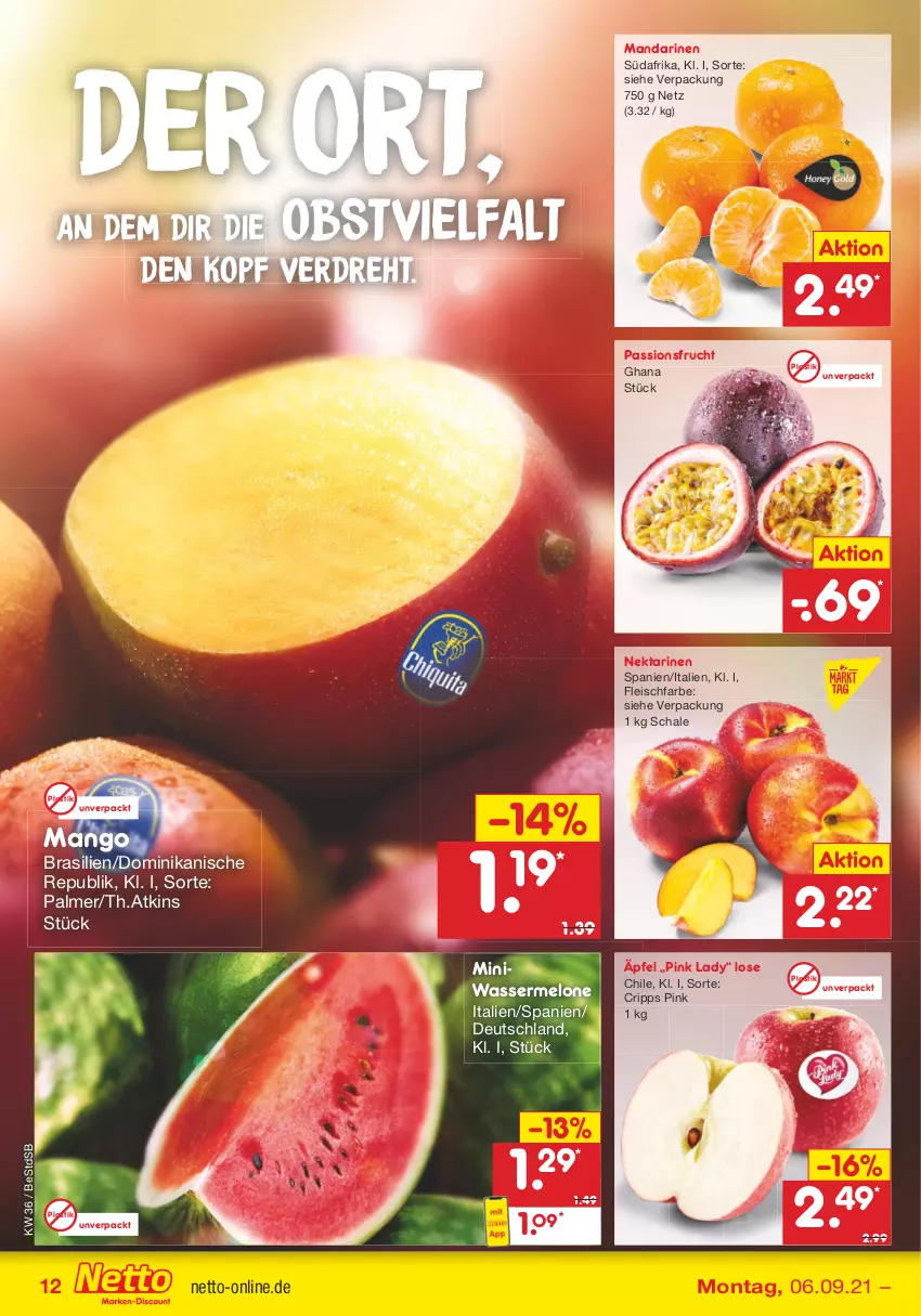 Aktueller Prospekt Netto Marken-Discount - Filial Angebote - von 06.09 bis 11.09.2021 - strona 12