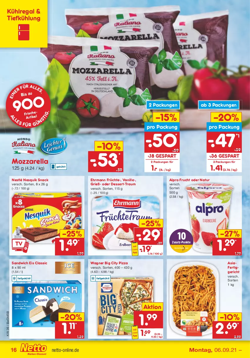 Aktueller Prospekt Netto Marken-Discount - Filial Angebote - von 06.09 bis 11.09.2021 - strona 16