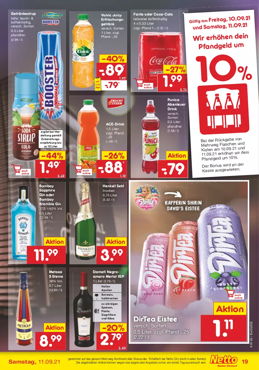 Aktueller Prospekt Netto Marken-Discount - Filial Angebote - von 06.09 bis 11.09.2021 - strona 19