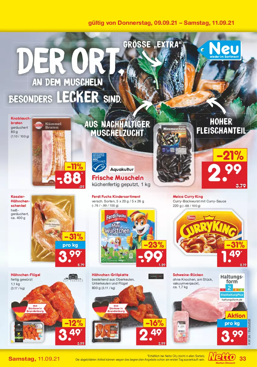 Aktueller Prospekt Netto Marken-Discount - Filial Angebote - von 06.09 bis 11.09.2021 - strona 33