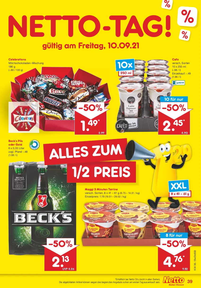 Aktueller Prospekt Netto Marken-Discount - Filial Angebote - von 06.09 bis 11.09.2021 - strona 39