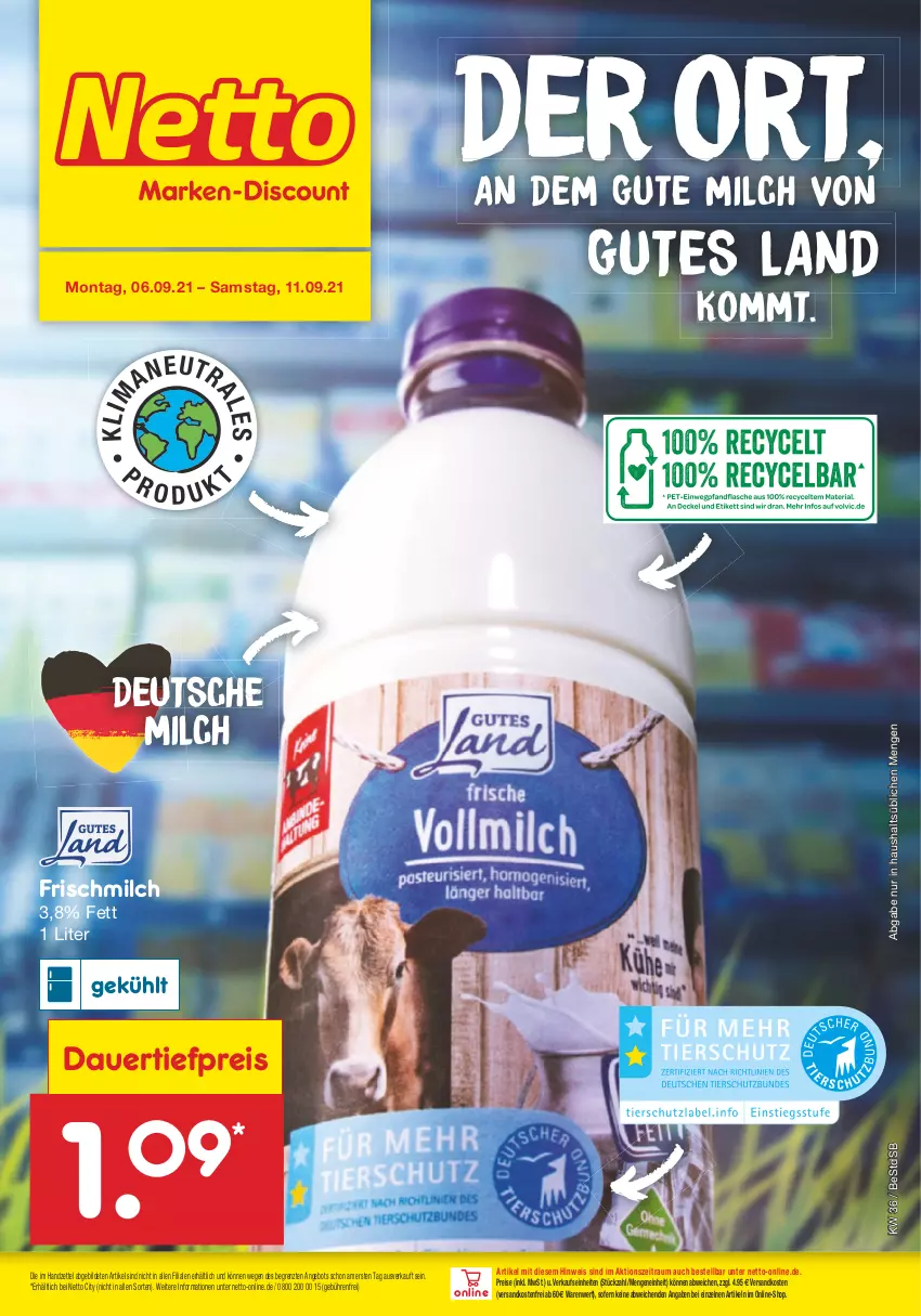 Aktueller Prospekt Netto Marken-Discount - Filial Angebote - von 06.09 bis 11.09.2021 - strona 41