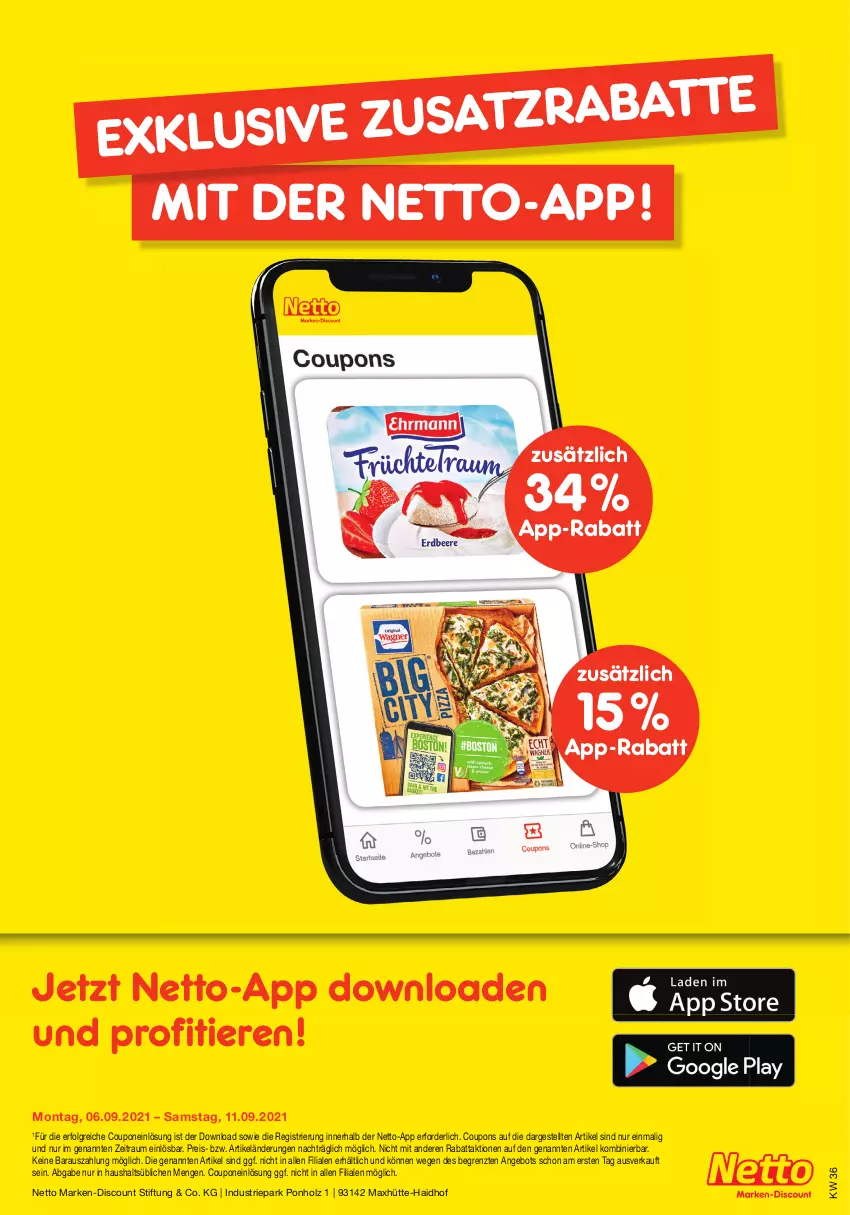 Aktueller Prospekt Netto Marken-Discount - Filial Angebote - von 06.09 bis 11.09.2021 - strona 45