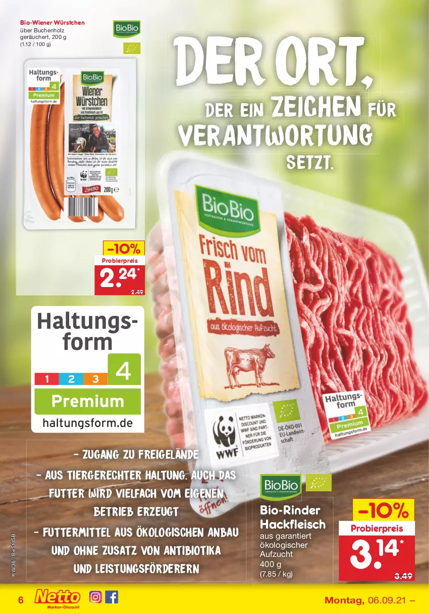 Aktueller Prospekt Netto Marken-Discount - Filial Angebote - von 06.09 bis 11.09.2021 - strona 6