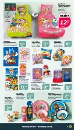 Gazetka promocyjna Netto - Woche 32 - Gazetka - ważna od 13.08 do 13.08.2022 - strona 11 - produkty: batterie, batterien, Bau, baumwolle, Becher, bett, bettwäsche, Coral, decke, elle, flasche, Frühstücks-Set, handtuch, Kinder, kissen, Leuchte, LG, mars, Paw Patrol, Projektor, Puzzle, Ria, Schal, Schale, tasse, teller, Ti, trinkbecher, trinkflasche, tuc, wolle
