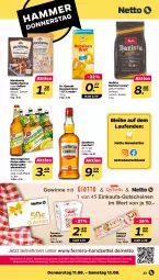 Gazetka promocyjna Netto - Woche 32 - Gazetka - ważna od 13.08 do 13.08.2022 - strona 23 - produkty: alkohol, bohne, bohnen, brot, ferrero, giotto, gutschein, gutscheine, kaffee, kaffeebohnen, Laufen, mehl, melitta, mondamin, natur, radler, raffaello, russisch brot, sac, Soße, Southern Comfort, Ti