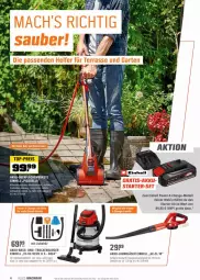 Gazetka promocyjna Obi - Prospekte - Gazetka - ważna od 13.03 do 13.03.2022 - strona 4 - produkty: akku, bürste, dell, einhell, eis, Garten, ladegerät, mac, Mode, reis, schlauch, Ti, top-preis, Trockensauger