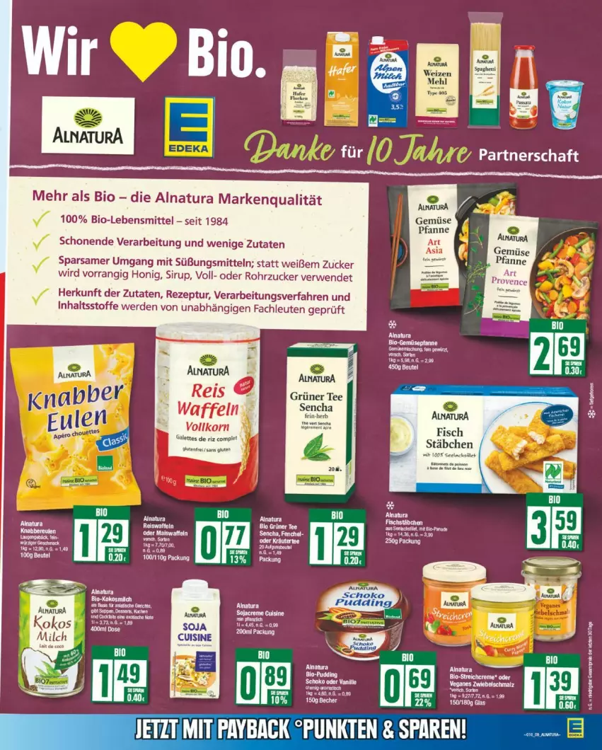 Aktueller Prospekt Edeka - Prospekte - von 03.03 bis 08.03.2025 - strona 12 - produkty: bio, eis, erde, fenchel, grüner tee, honig, korn, lebensmittel, natur, natura, reis, rezept, rohrzucker, rwe, sirup, tee, waffeln, zucker