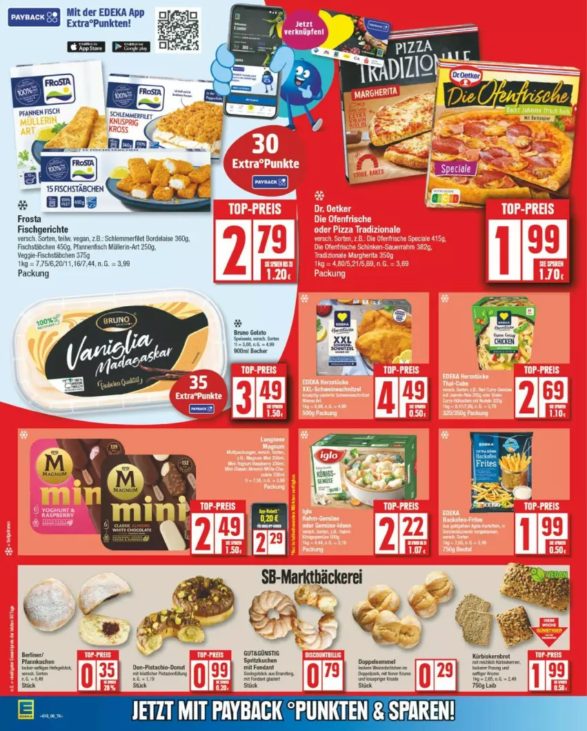 Aktueller Prospekt Edeka - Prospekte - von 03.03 bis 08.03.2025 - strona 9 - produkty: berliner, bordelaise, brötchen, bruno gelato, deka, dip, filet, fisch, fischstäbchen, frosta, kuchen, Müller, papier, pfanne, pfannen, Pfannkuchen, Rana, rum, schlemmerfilet, Semmel, Ti, veggie, weizenbrötchen