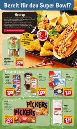 Gazetka promocyjna Rewe - Diese Woche im Angebot! - Gazetka - ważna od 05.02 do 05.02.2022 - strona 12 - produkty: aktionspreis, Amber, arla, backofen, böklunder, brötchen, eis, finello, gurke, gurken, heinz, hot dog, ketchup, lambertz, mayonnaise, mccain, mit röstzwiebeln, Ofen, reis, rezept, rezepte, röstzwiebeln, rügenwalder, rwe, sauce, saucen, senf, Soße, Ti, Vegeta, wasser, würstchen, Yo, zwiebel, zwiebeln