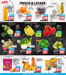 Gazetka promocyjna Aez - Prospekte - Gazetka - ważna od 17.10 do 17.10.2026 - strona 2 - produkty: auer, aus dem kühlregal, banane, bananen, beere, beeren, Berger, berliner, beutel, bio, bio hit, Birnen, braten, butter, discount, eis, fenchel, flasche, früchte, grill, heidelbeere, heidelbeeren, ilag, ingwer, kartoffel, kartoffeln, kopfsalat, kühlregal, Kürbis, LG, limette, limetten, mac, mandarine, mandarinen, Mett, metten, nuss, paprika, paprika rot, pinienkerne, regal, reis, rosen, Rosenkohl, rosmarin, rwe, saft, salat, Schal, Schale, seeberger, smoothie, smoothies, snack, spaghetti, speisekartoffeln, tafelbirnen, Ti, tisch, true fruits, walnuss, walnusskerne, ZTE