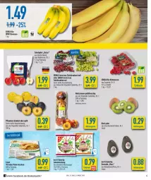 Gazetka promocyjna Diska - Prospekte - Gazetka - ważna od 30.04 do 30.04.2022 - strona 4 - produkty: aktionspreis, banane, bananen, beere, beeren, bio, deka, edeka bio, eis, himbeer, himbeere, himbeeren, kiwi, kuchen, Nektar, nektarinen, obst, pflaume, pflaumen, reis, salat, Schal, Schale, tafeläpfel, tafeltrauben, Ti, tiefpreis, trauben