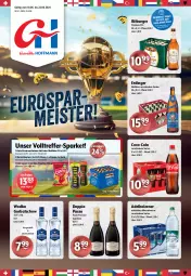 Gazetka promocyjna Getraenke Hoffmann - Prospekte - Gazetka - ważna od 22.06 do 22.06.2024 - strona 1 - produkty: adelholzener, Alwa, bier, bitburger, burger, chips, coca-cola, cola, crunchips, doppio passo, ecco, eimer, eis, erdinger, Gorbatschow, Holz, lorenz, lorenz crunchips, mineralwasser, natürliches mineralwasser, paprika, passo, pils, premium pils, prosecco, reis, Ti, Tüte, wasser, wodka