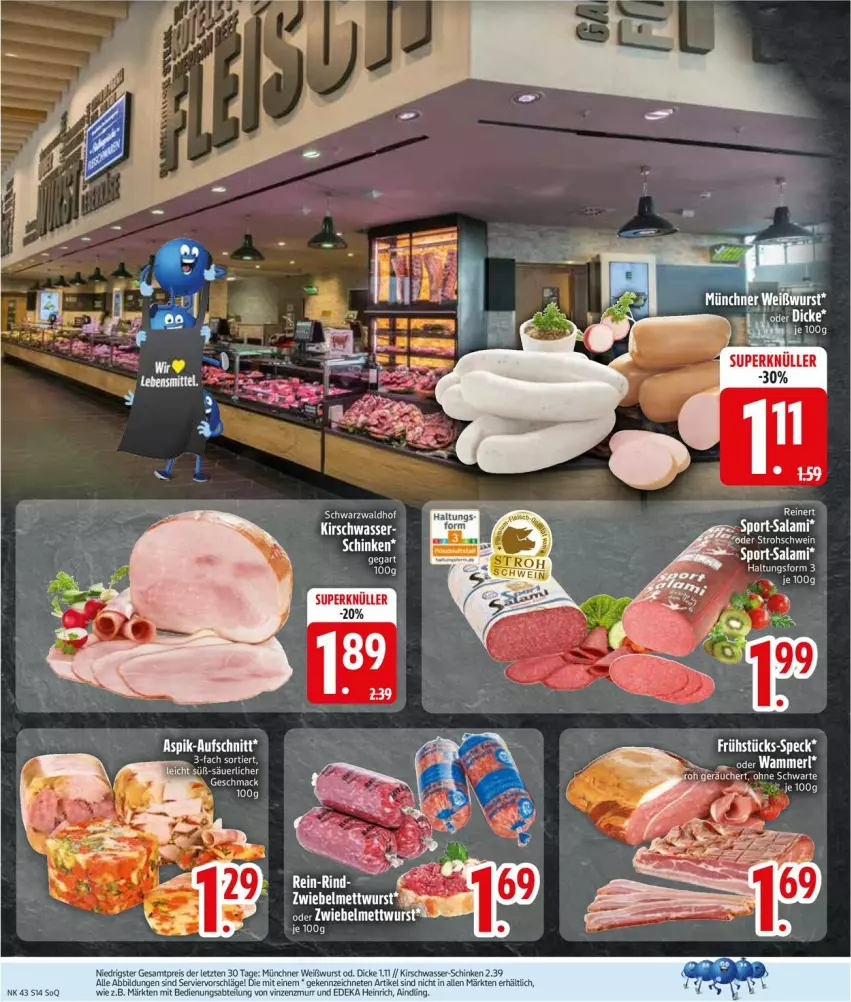 Aktueller Prospekt Edeka - Prospekte - von 20.10 bis 25.10.2025 - strona 14 - produkty: Abtei, deka, eis, kirsch, mac, reis, Ti, wasser, ZTE