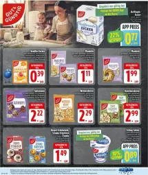 Gazetka promocyjna Edeka - Prospekte - Gazetka - ważna od 25.10 do 25.10.2025 - strona 18 - produkty: angebot, beutel, deka, eis, ente, Glade, haselnuss, kuchen, LG, mac, mandel, mandeln, müsli, natur, nuss, reis, sana, schoko, schokolade, snack, Ti, walnuss, walnusskerne, Yo, ZTE, zucker