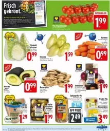 Gazetka promocyjna Edeka - Prospekte - Gazetka - ważna od 25.10 do 25.10.2025 - strona 2 - produkty: ananas, Ananasstücke, aust, Austern, beutel, bio, eis, früchte, honig, honigmelone, karotten, Kraut, melone, paprika, petersilie, pilze, reis, Schal, Schale, Spitzpaprika, Ti, trauben, Yo, zwiebel