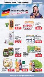 Gazetka promocyjna Famila - Prospekte - Gazetka - ważna od 23.04 do 23.04.2022 - strona 13 - produkty: ammerländer, Becher, butter, buttermilch, decke, flasche, frischkäse, frischli, gewürz, Gewürzgurke, gewürzgurken, gurke, gurken, gurkensalat, kaffee, kartoffel, Kartoffeltaschen, Käse, kräuter, leckermäulchen, merl, milch, rwe, sac, saft, säfte, sahne, salat, schinken, schinkenwurst, schwarmstedter, Tasche, taschen, wurst