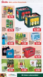 Gazetka promocyjna Famila - Prospekte - Gazetka - ważna od 23.04 do 23.04.2022 - strona 18 - produkty: alkohol, Alwa, bio, cola, elle, flasche, gösser, Happy Day, heineken, könig pilsener, lamm, lebensmittel, mineralwasser, natur, pepsi, Pepsi Cola, pils, pilsener, radler, Rauch, säfte, san pellegrino, Ti, wasser