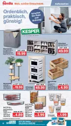 Gazetka promocyjna Famila - Prospekte - Gazetka - ważna od 23.04 do 23.04.2022 - strona 28 - produkty: aufbewahrungsbox, bambus, blume, blumen, eis, elle, Holz, küche, Küchen, kühlschrank, lamm, messer, pflanze, pflanzen, regal, reis, Schrank, schuhschrank, spülmaschinen, teller, Ti, tisch, topf