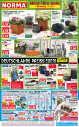 Gazetka promocyjna Norma - Norma - Gazetka - ważna od 25.03 do 25.03.2024 - strona 1 - produkty: adapter, aqua, armatur, armaturen, auer, Bebe, Behälter, bett, blume, blumen, Blumenampel, braun, bürste, decksohle, dusche, eis, Elan, elle, Garten, gartenschlauch, gin, hochdruckreiniger, Holz, kissen, kraft, Kugel, lachs, laufräder, LG, Maus, ndk, pantolette, pantoletten, passend für alle, pflanze, pflanzen, reiniger, Reinigung, reinigungsbürste, Reinigungsmittel, reis, reiss, Ria, rind, rwe, säge, schlauch, schuhe, siena, Sport, Teleskop, Ti, topf, Untersetzer, usb, wasser