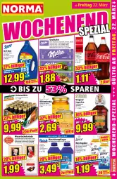 Gazetka promocyjna Norma - Norma - Gazetka - ważna od 25.03 do 25.03.2024 - strona 17 - produkty: alpenmilch, bier, Blüte, blütenhonig, caramel, cheesecake, citrus, cola, erfrischungsgetränk, flasche, ganze haselnüsse, Garten, getränk, gin, honig, Jagertee, keks, kräuter, kräuterlikör, likör, marzipan, Maschinenpfleger, milch, nuss, oreo, pistazien, pril, reiniger, sahne, schoko, schokolade, Spezi, tee, Ti, Trüffel, weichspüler