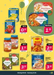 Gazetka promocyjna Netto - Woche 37 - Gazetka - ważna od 14.09 do 14.09.2024 - strona 13 - produkty: Bau, dreistern, eis, fertiggericht, fertiggerichte, gulasch, Gulaschsuppe, Instantgericht, maggi, paprika, ravioli, reis, sauce, Soße, suppe, tasse, Ti, tomate, tomaten, tomatensauce