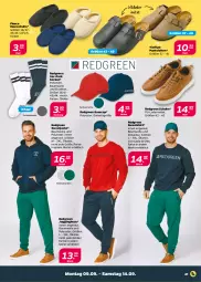 Gazetka promocyjna Netto - Woche 37 - Gazetka - ważna od 14.09 do 14.09.2024 - strona 21 - produkty: Bau, baumwolle, Cap, gin, Hausschuhe, hose, Jacke, Jogginghose, pantolette, pantoletten, Ria, schuhe, shirt, socken, sweatjacke, Sweatshirt, Ti, Wild, wolle