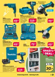 Gazetka promocyjna Netto - Woche 37 - Gazetka - ważna od 14.09 do 14.09.2024 - strona 27 - produkty: akku, Akku-Winkelschleifer, akkuschrauber, auer, Bohrschrauber, eis, Holz, ladegerät, LG, Makita, messer, rum, schrauben, Schraubendreher, Ti, tisch, werkzeug, Winkelschleifer