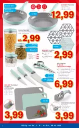 Gazetka promocyjna Kodi - Prospekte - Gazetka - ważna od 03.02 do 03.02.2022 - strona 4 - produkty: messer, Messerset, pfanne, pfannen, Reinigung, Schere, Ti, Untersetzer, weck