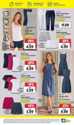 Gazetka promocyjna Lidl - Aktionsprospekt - Gazetka - ważna od 10.06 do 10.06.2023 - strona 35 - produkty: auer, damen kleid, damen short, damen t-shirt, eis, elle, erde, esmara, kleid, ndk, Pants, reis, shirt, shorts, T-Shirt, Ti
