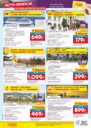 Gazetka promocyjna Netto Marken-Discount - Filial-Angebote - Gazetka - ważna od 14.01 do 14.01.2023 - strona 44 - produkty: angebot, angebote, Berger, bett, Betten, buch, cin, discount, dusche, eis, ente, fenster, flasche, gsw, Holz, korb, kreuzfahrten, marken-discount, Mode, Nordsee, obst, perlen, pril, reis, reiseveranstalter, reiseverlauf, Ti, trendtours touristik gmbh, uhr, vorteilspreis, wasser, ZTE