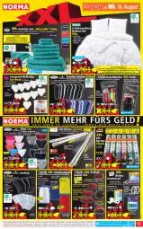 Gazetka promocyjna Norma - Norma - Gazetka - ważna od 21.08 do 21.08.2023 - strona 13 - produkty: aubergine, Bau, baumwolle, Beba, Bebe, bett, Betten, Bona, creme, dell, eis, elle, ente, Frottier-Set, Gästetücher, gin, handschuhe, handtücher, Heu, kissen, kleber, kopfkissen, LG, mars, mikrofaser, Mode, ndk, papier, reiniger, reis, Roller, rwe, Schleifpapier, schuhe, schwamm, slip, slips, sneaker, socken, Spezi, Spiele, steppbett, stifte, Ti, tücher, Vielzweckseil, waschhandschuh, weck, wolle