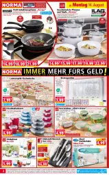 Gazetka promocyjna Norma - Norma - Gazetka - ważna od 21.08 do 21.08.2023 - strona 2 - produkty: Bebe, besteck, besteckset, blume, brie, decke, Deckel, dell, edelstahl, Edelstahl-Besteck, eis, elle, frischhaltedosen, gabel, gin, Glasdeckel, Gläser, handschuhe, ilag, kaffee, Läufer, lavendel, leine, LG, Löffel, messer, mikrowelle, mitteldecke, Mode, ndk, Ofen, olive, oliven, pfanne, pfannen, quad, reis, ring, rosen, rwe, Schere, schuhe, sonnenblume, Spiele, spülmaschinen, suppe, suppen, Ti, tisch, tischläufer, Tischwäsche, topf