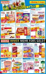 Gazetka promocyjna Norma - Norma - Gazetka - ważna od 21.08 do 21.08.2023 - strona 8 - produkty: apfel, ball, Becher, beere, citrus, cola, cracker, creme, direktsaft, eis, eiscreme, elle, flasche, frucht, grapefruit, haselnuss, himbeer, himbeere, johannisbeere, keks, kekse, kirsch, kirsche, korn, limette, lindor, mam, mango, maracuja, Mett, milch, natur, nuss, orange, Pomelo, pommes, reis, saft, sahne, saltletts, schoko, schokolade, schokoladen, sesam, Soße, Surf, Ti, vollmilch, würstchen