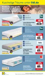 Gazetka promocyjna Lidl - Aktuelle Onlineshop-Highlights - Gazetka - ważna od 29.02 do 29.02.2024 - strona 14 - produkty: decke, dell, federkern, komfortschaummatratze, Liege, mab, matratze, matratzen, Mode, ndk, Ria, schauma, Schaummatratze, Tasche, taschen, taschenfederkern-matratze, Ti, topper, ZTE