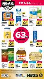 Gazetka promocyjna Netto - Woche 51 - Gazetka - ważna od 23.12 do 23.12.2023 - strona 32 - produkty: alle artikel ohne dekoration, angebot, bockwurst, coupon, cremissimo, dekoration, eis, elle, Gläser, gouda, jacobs, Jacobs Meisterröstung, langnese, langnese cremissimo, mayonnaise, Meister, meisterröstung, milch, nutella, reis, sahne, salat, sim, Ti, Tilsiter, wurst, Yo