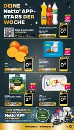 Gazetka promocyjna Netto - Woche 51 - Gazetka - ważna od 23.12 do 23.12.2023 - strona 5 - produkty: auer, Bau, Bauer, bergader, coca-cola, cola, eis, fanta, fanta oder, fanta oder sprite, gewinnspiel, Kaki, Käse, lätta, mac, margarine, oder sprite, reis, ritter, ritter sport, schoko, schokolade, Sport, sprite, tafelschokolade