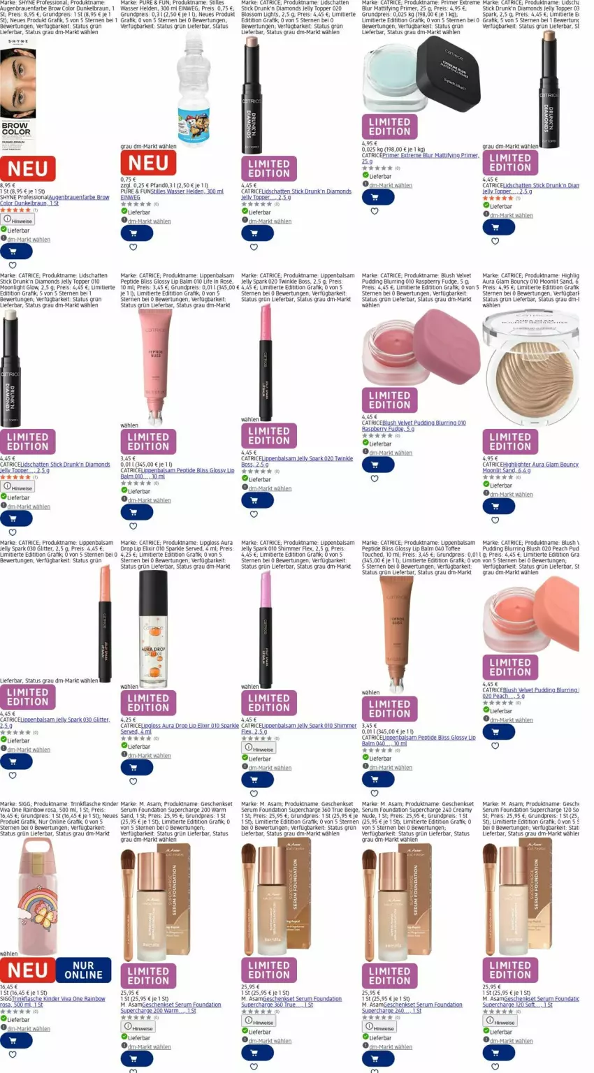 Aktueller Prospekt Dm Drogerie - Prospekte - von 20.10 bis 29.10.2025 - strona 2 - produkty: balsam, boss, braun, eis, flasche, geschenkset, Kinder, Lipgloss, Lippenbalsam, pudding, raspberry, reis, ring, rum, Serum, sim, tee, Ti, topper, trinkflasche, velvet, wasser