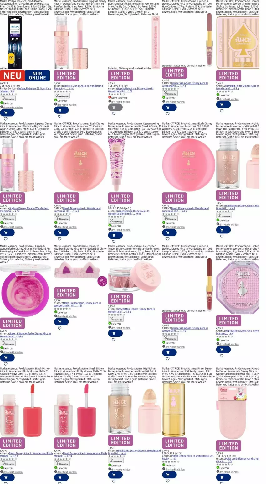 Aktueller Prospekt Dm Drogerie - Prospekte - von 20.10 bis 29.10.2025 - strona 4 - produkty: Alwa, Always, aufsteckbürsten, bürste, bürsten, disney, eier, eis, Lipgloss, Make-up, mousse, Peeling, Philips, Pinsel, reis, sim, sonicare, Ti, topper, Wels, Yo