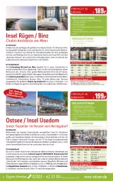 Gazetka promocyjna Rewe Reisen - Reiseprospekt - Gazetka - ważna od 27.05 do 27.05.2022 - strona 6 - produkty: axe, Bad, bett, bettwäsche, buch, dusche, eier, eis, elle, ente, Garten, handtücher, hering, Herings, inklusivleistungen, innenpool, Kaiser, Kinder, küche, kurtaxe, LG, pavillon, Pommersche, pool, rasen, Reinigung, reis, Ria, ring, schlafzimmer, Ti, tücher, uhr, wellnessbereich, Whirlpool