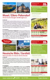 Gazetka promocyjna Rewe Reisen - Reiseprospekt - Gazetka - ważna od 27.05 do 27.05.2022 - strona 9 - produkty: axe, Bad, Bademantel, bier, bio, buch, Couch, dusche, eier, eis, elle, ente, erde, flasche, Fulda, inklusivleistungen, kaffee, kaffeemaschine, Kinder, kochfeld, kosmetik, küche, Küchen, Küchenzeile, kühlschrank, leine, Liege, Mantel, Mett, metternich, natur, nuss, reis, riesling, Schrank, stube, Ti, tisch, toast, toaster, uhr, wasser, wein